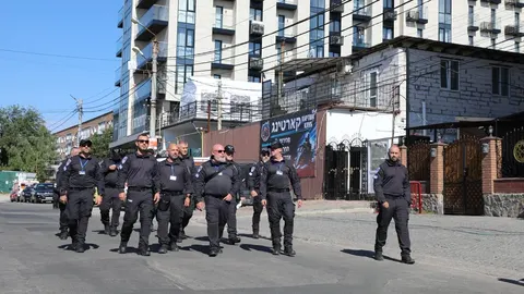 Ізраїльські поліцейські прибули в Умань для охорони хасидів на Рош га-Шана