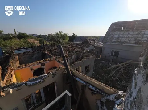 Удар по Одещині: зруйновано будинок, двоє постраждалих