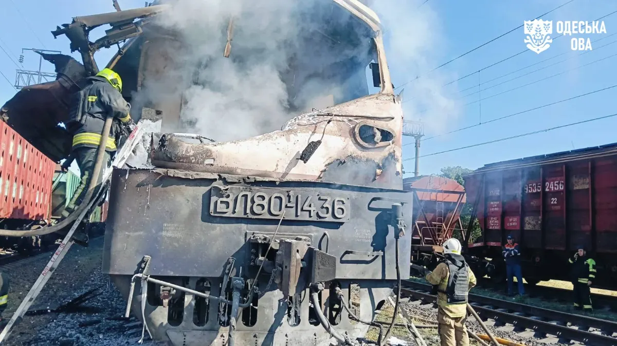 Евакуацію 340 пасажирів після атаки на потяг на Одещині завершено