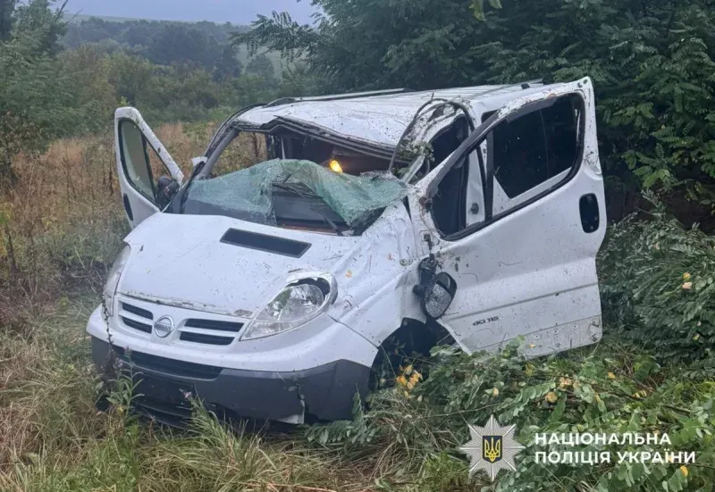На Буковині автівка злетіла в кювет: двоє дітей у лікарні