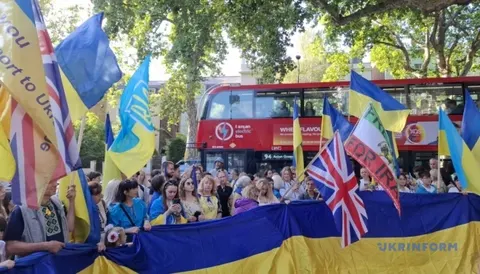 Лондонська громада відзначила 35-ту річницю Незалежності України