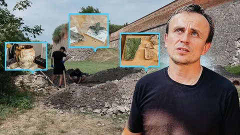 Розкопки у Дубенському замку: знайшли горщик будівничих та залишки першого мосту