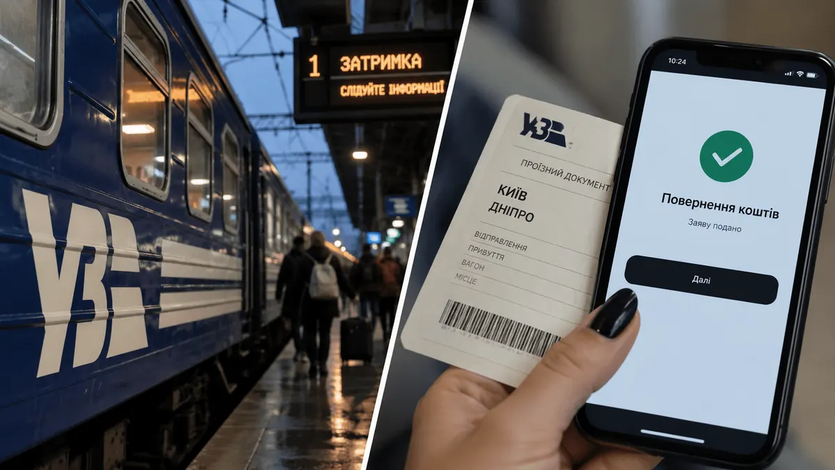 Затримки поїздів через російські атаки: як повернути гроші за квиток