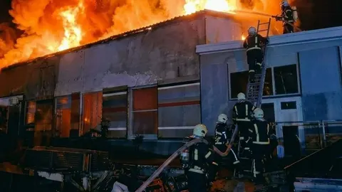 Пожежа на складі на Тернопільщині: що відомо