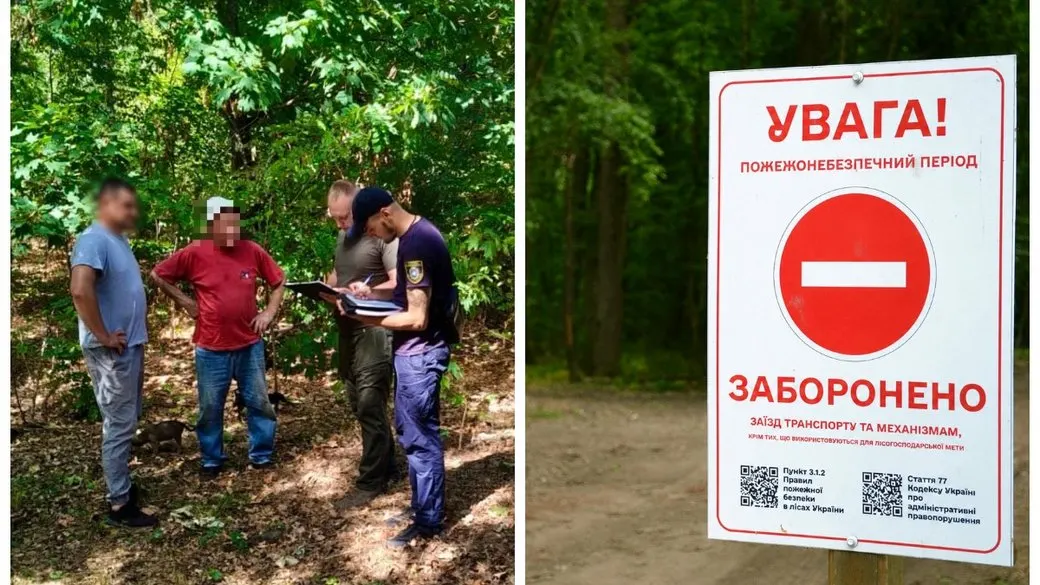 Спека і штрафи: на Кіровоградщині карають за відвідування лісів