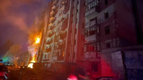Удар по Краматорську: загиблий і 15 поранених, пошкоджено багатоповерхівку