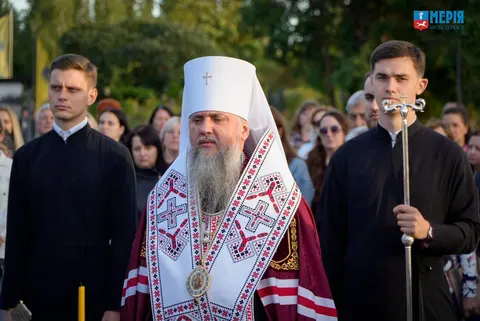 Митрополит Епіфаній у Черкасах вшанував пам'ять полеглих захисників