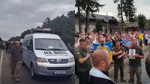 На Тернопільщині провели в останню путь бійця Олега Кучера