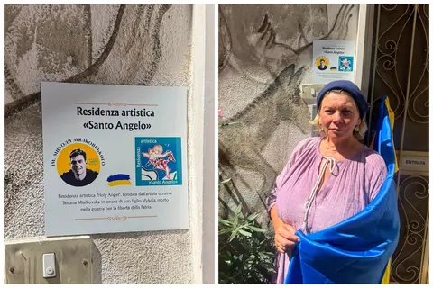 В Італії відкрили арт-резиденцію на честь героя з Луцька