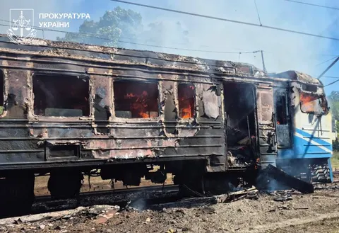 Удар БпЛА по електропоїзду на Харківщині: що змінює нова тактика атак на залізни