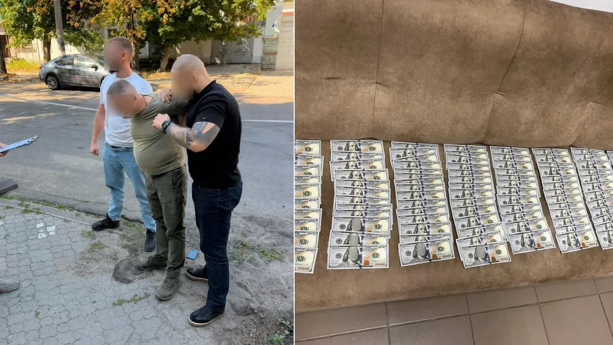 Хабар у $15 тисяч за уникнення мобілізації: затримано начальника Миколаївського ТЦК