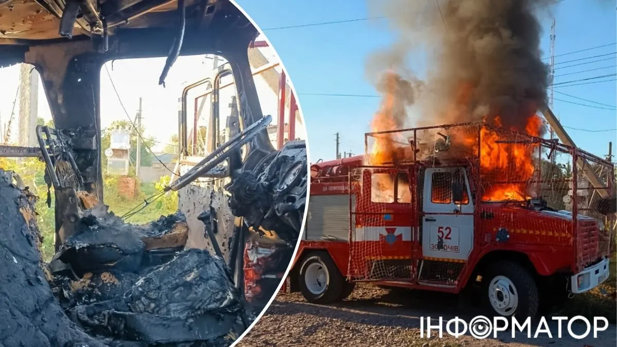 Повторний удар по рятувальниках у Золочеві: техніка пошкоджена, особовий склад вцілів