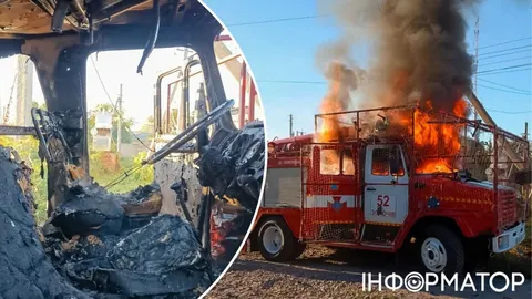 Повторний удар по рятувальниках у Золочеві: техніка пошкоджена, особовий склад вцілів