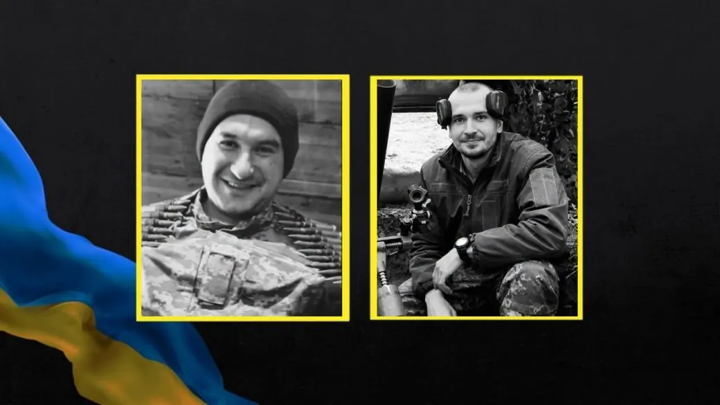 У Черкасах попрощалися з двома військовими, які загинули на Донеччині та Сумщині