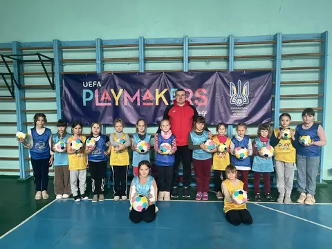 У Шполі завершився проєкт УЄФА Плеймейкерс для дівчат
