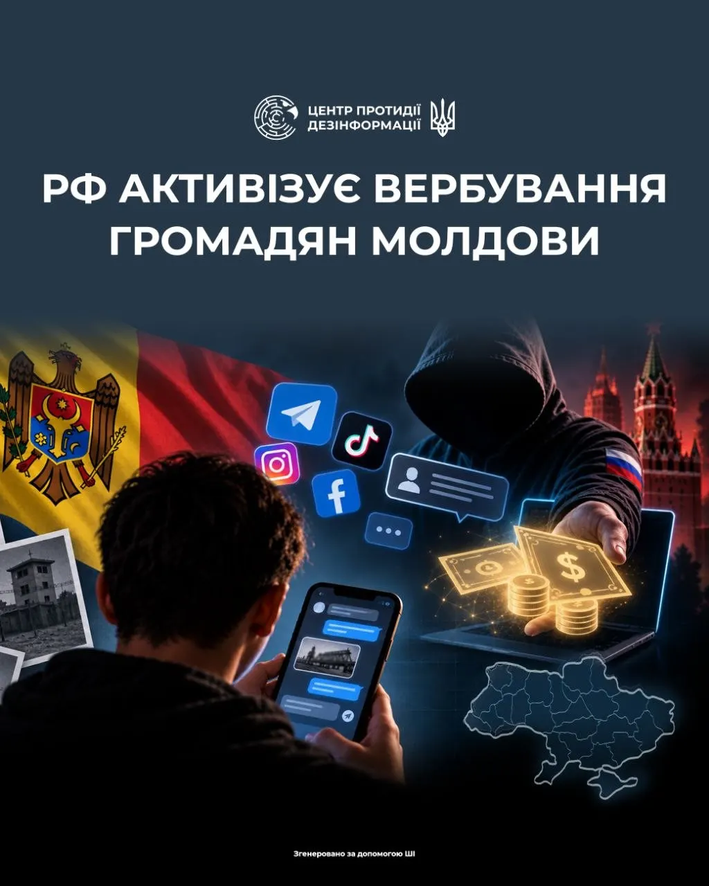 Як росія вербує молдован для диверсій проти України