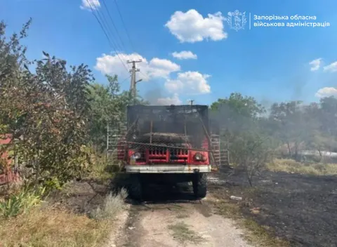 Повторний удар рф по Запоріжжю: постраждали двоє рятувальників