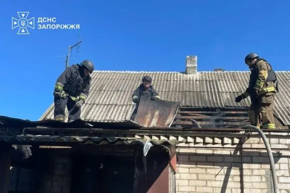 Пожежі у передмісті Запоріжжя: наслідки російських обстрілів 13 серпня