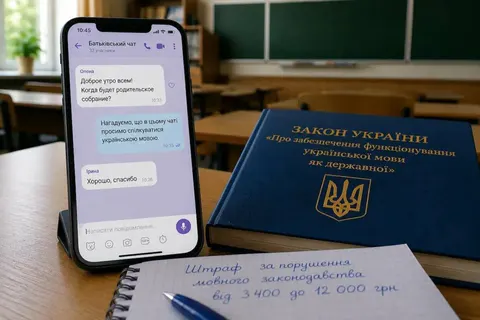 Штрафи за російську в шкільних чатах: що відомо і кому загрожує