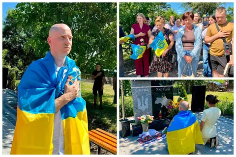 З полону повернувся військовий Віталій Платовський: як зустрічали у громаді