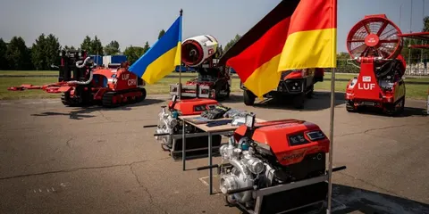 Німеччина передала ДСНС техніку на €5,7 млн: що це означає для рятувальників