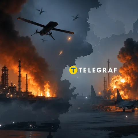 Атака дронів на РФ: горів нафтозавод і аеродром у Єйську