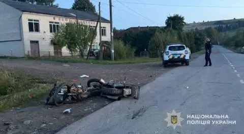 ДТП на Самбірщині: зіткнення двох мотоциклів, двоє травмованих
