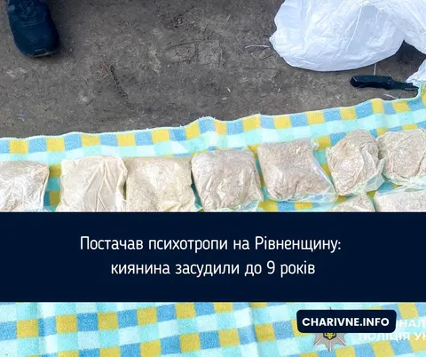 Киянина засудили до 9 років за постачання психотропів на Рівненщину