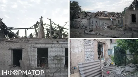 Російська КАБ зруйнувала будинок у Запоріжжі: під завалами може бути людина