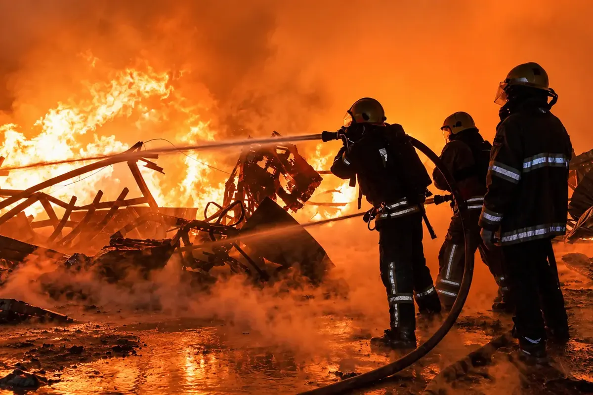 У Хмельницькому після атаки дронів загорівся ринок: що відомо