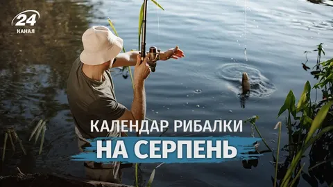 Коли клює в серпні: календар рибалки на 2026 рік