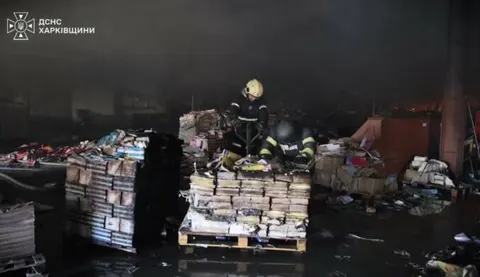 Пожежу на складі видавництва «Ранок» у Харкові ліквідовано: збитки — понад мілья