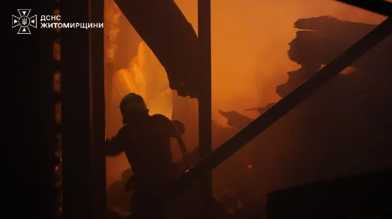 Удар по індустріальному парку на Житомирщині: що відомо про наслідки