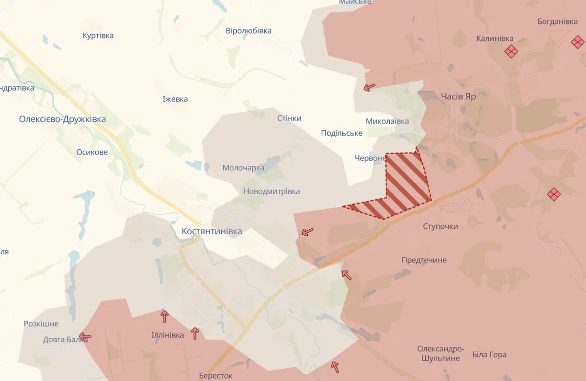 Окупанти просунулися біля Ступочок і Голубівки на Краматорському напрямку