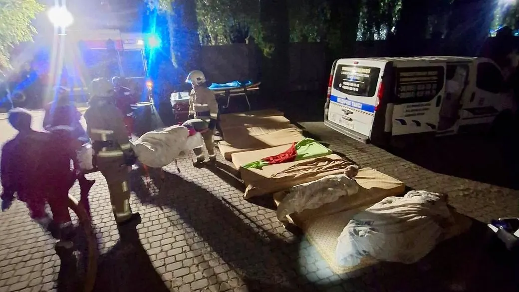 Пожежа в пансіонаті на Волині: шестеро постраждалих, усіх евакуювали