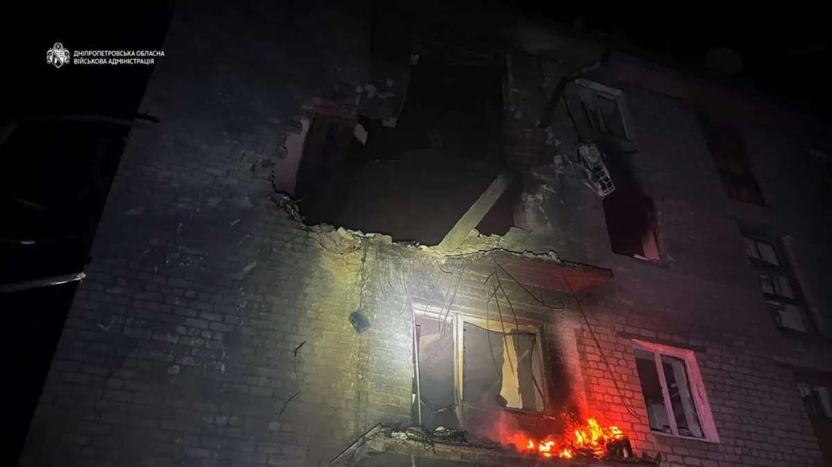 Нічна атака на Дніпропетровщину: загинуло немовля, 11 поранених