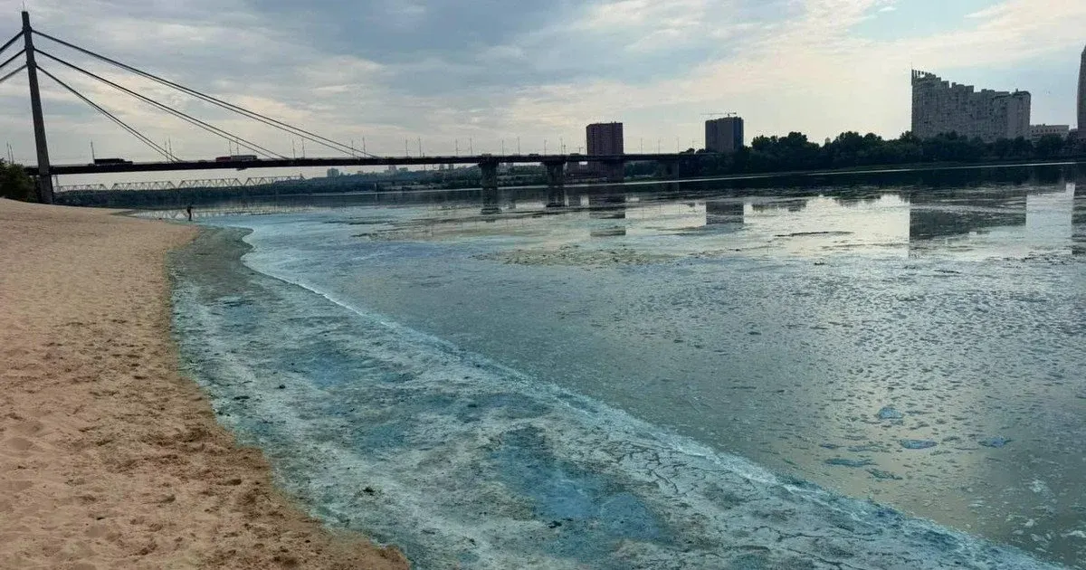 Зелений Дніпро: чому вода «цвіте» і чи це небезпечно для киян