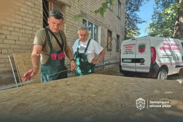 У Запоріжжі через нічні удари постраждали дві багатоповерхівки