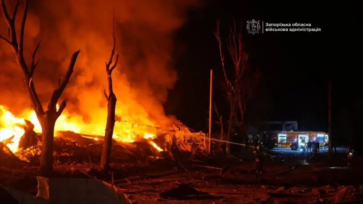 Атака на Запоріжжя: п'ятеро загиблих, 20 поранених, місто без світла