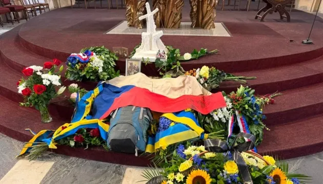 В Оломоуці попрощалися з чеським добровольцем, який загинув за Україну