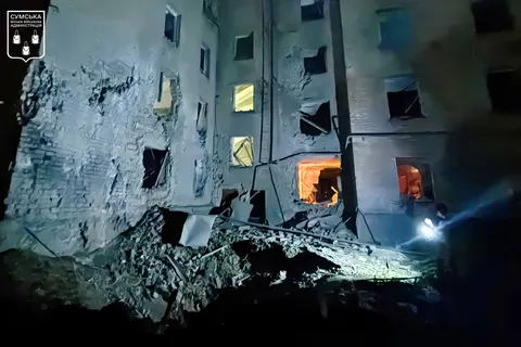 Нічний удар по Сумах: вісім КАБів за вісім хвилин, є постраждалі