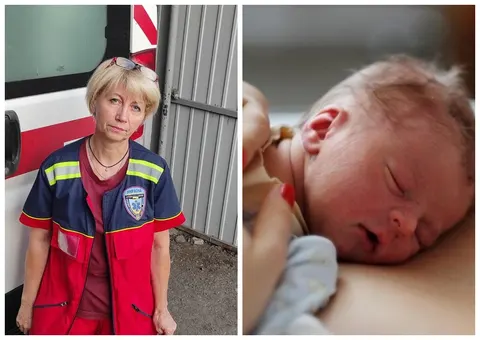 Пологи в швидкій на трасі під Нікополем: медики врятували матір і немовля