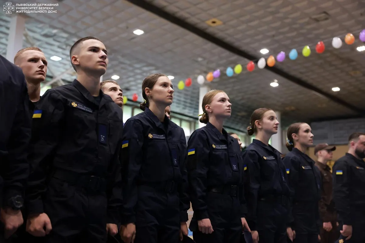 Першокурсники ЛДУБЖД склали присягу на вірність українському народові