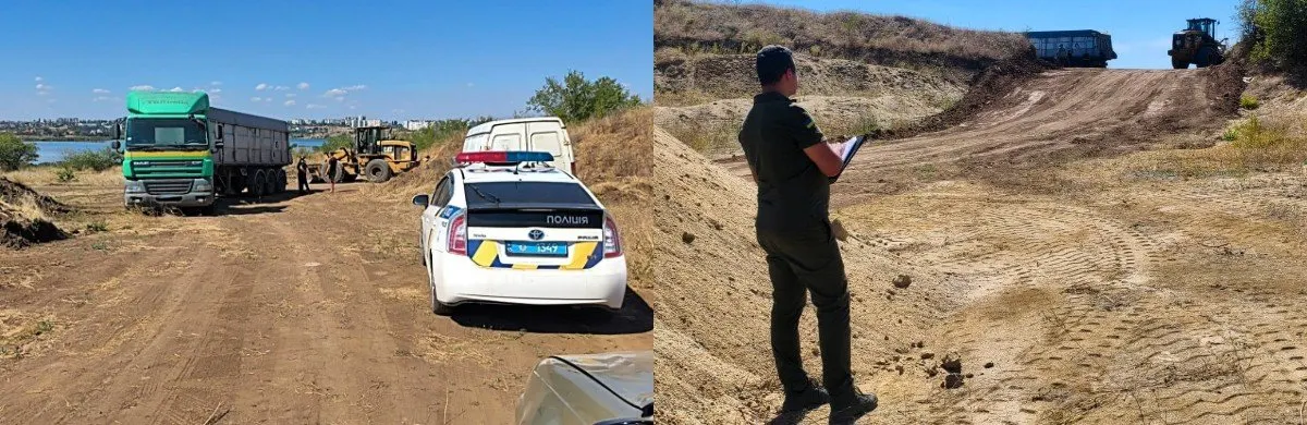 На Миколаївщині чоловік незаконно видобував пісок: який штраф отримав