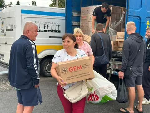 Донеччина: 142 тонни гумдопомоги розподілили за тиждень