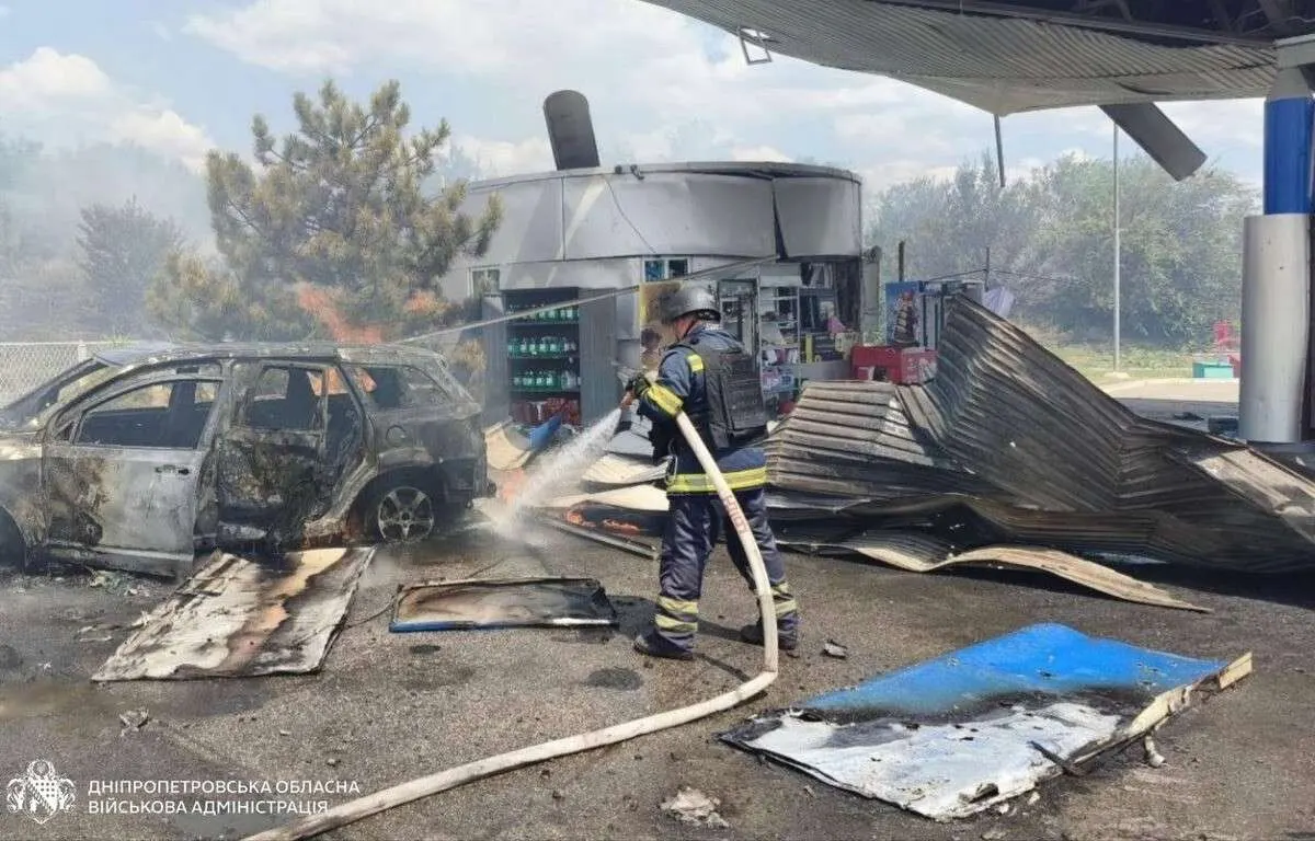 Удар по АЗС на Дніпропетровщині: троє загиблих, п'ятеро поранених