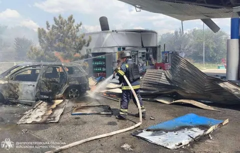 Удар по АЗС на Дніпропетровщині: троє загиблих, п'ятеро поранених