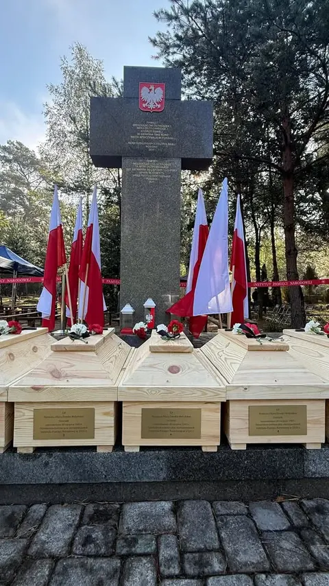 На Волині перепоховали 55 поляків, загиблих у 1943 році