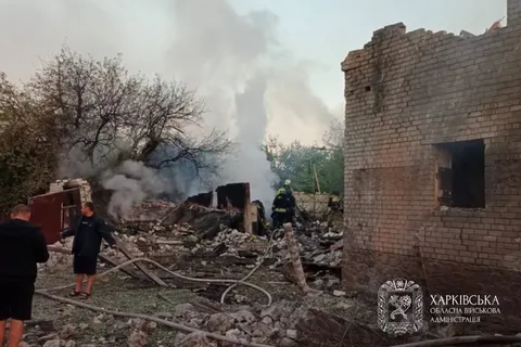 Чотири людини поранені через російські удари по Харківщині