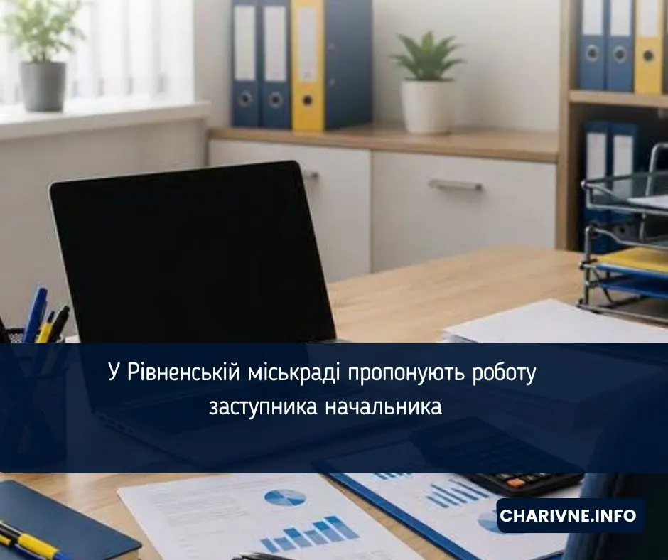 Рівненська міськрада шукає заступника начальника фінансово-господарського відділу
